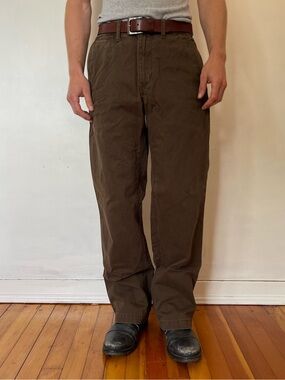 Levi's Men's Straight-Leg Chinos in Dark Brown